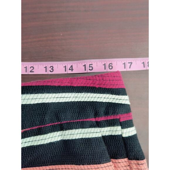 Ann Taylor Factory Shorts Wmn's Sz 6 Multicolor Striped 5" Inseam Woven Pockets - Picture 12 of 16